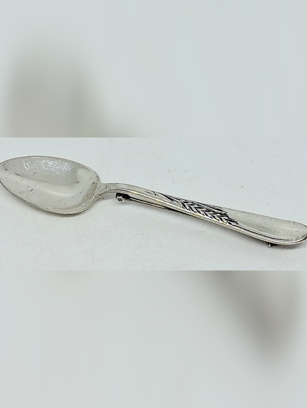 * Vintage Reed & Barton Sterling Silver 925 Spoon Pin Brooch